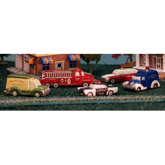 Plaster Molds - Set of 5 Utility Vehicles